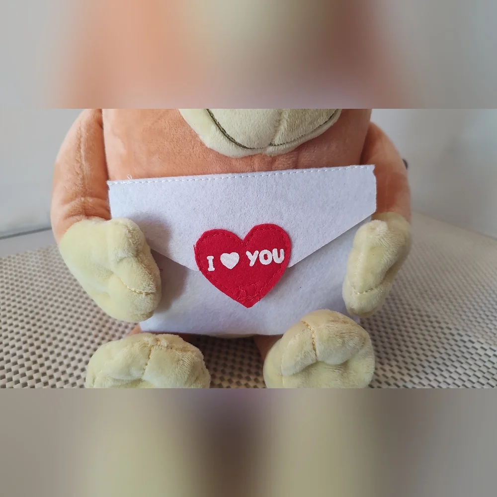 Bingo Valentine's Day Envelope Plush NWT Bingo Cartoon